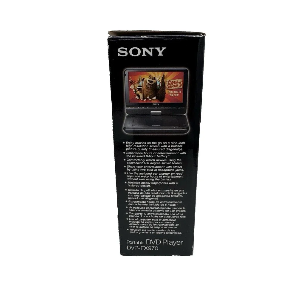 Sony Portable DVD Player DVP-FX970 Black 9